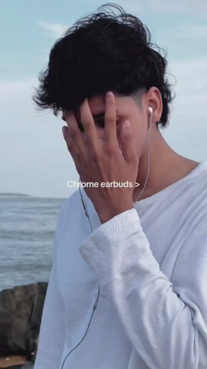 Chrome Premium Wired buds
