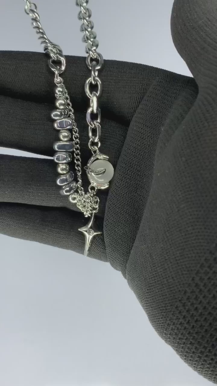 Opal Asterism Necklace