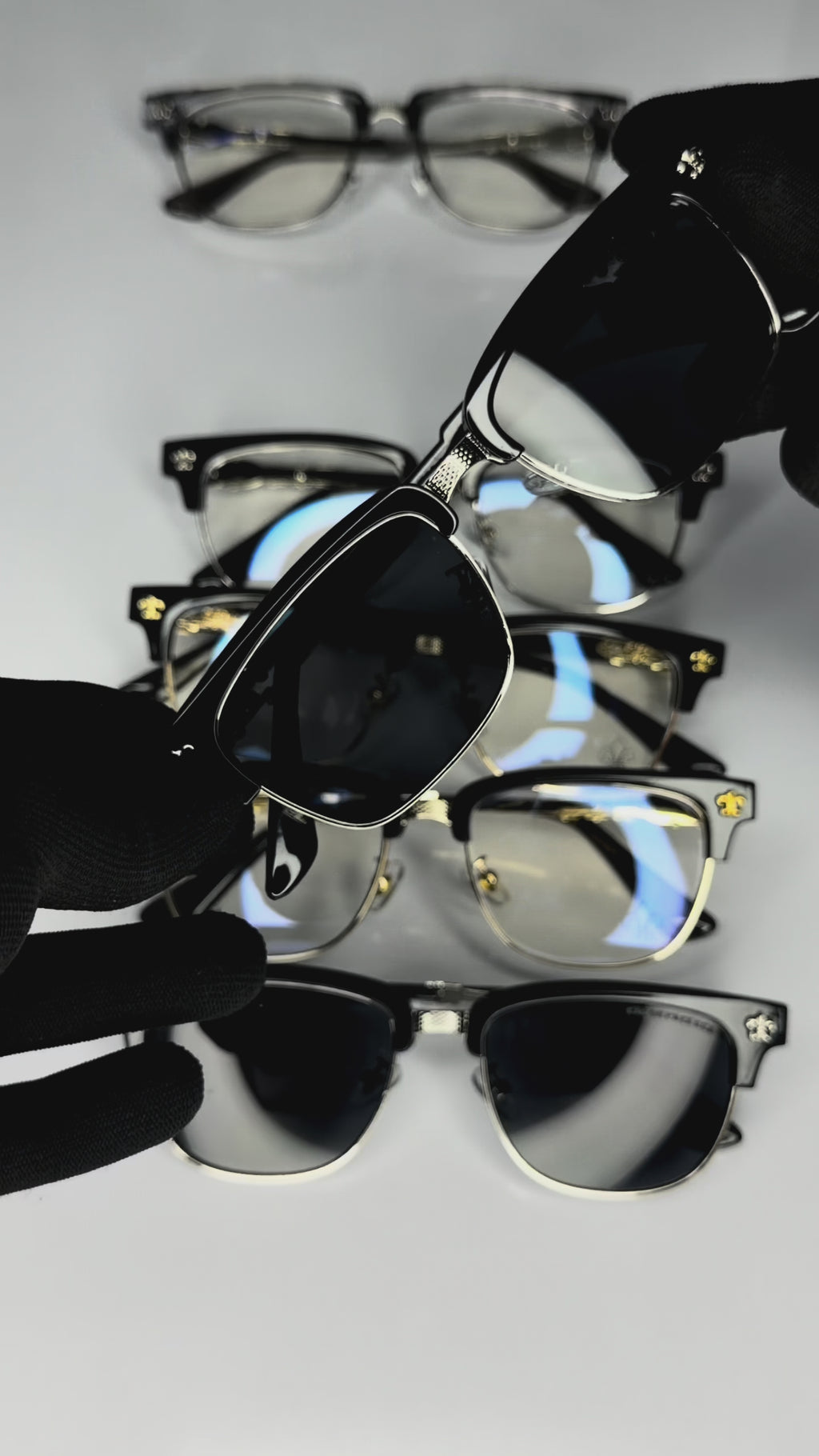 Chrome Hearts - Black Clubmaster