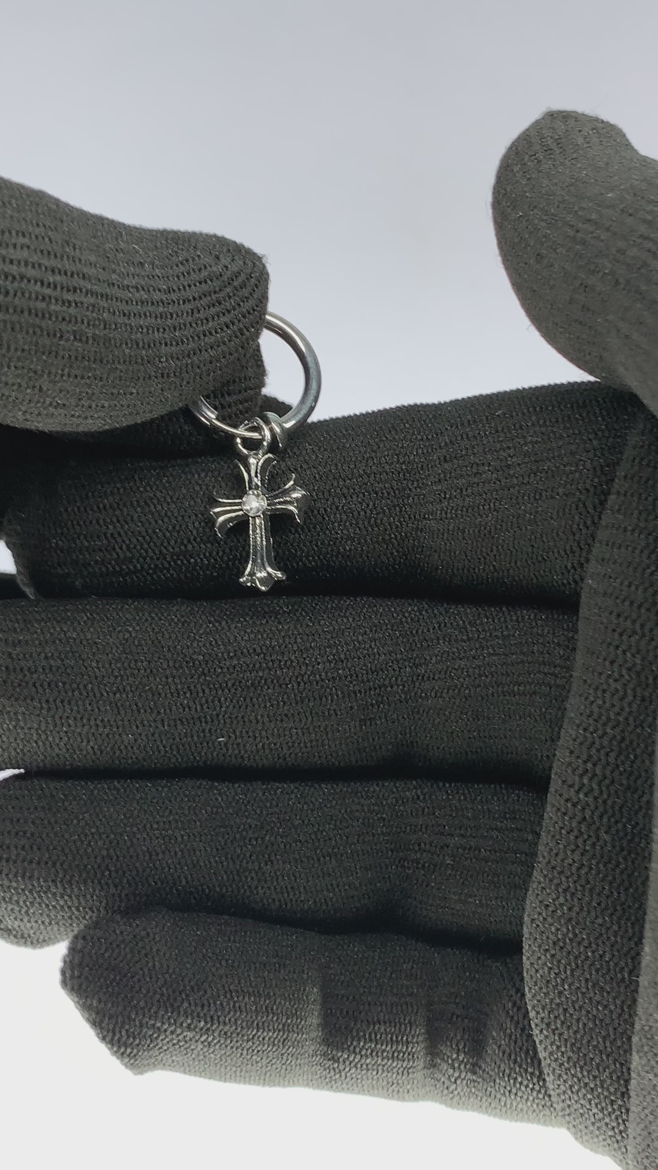 Chrome Hearts - Cross Earring 1 Piece - (ZX-852)