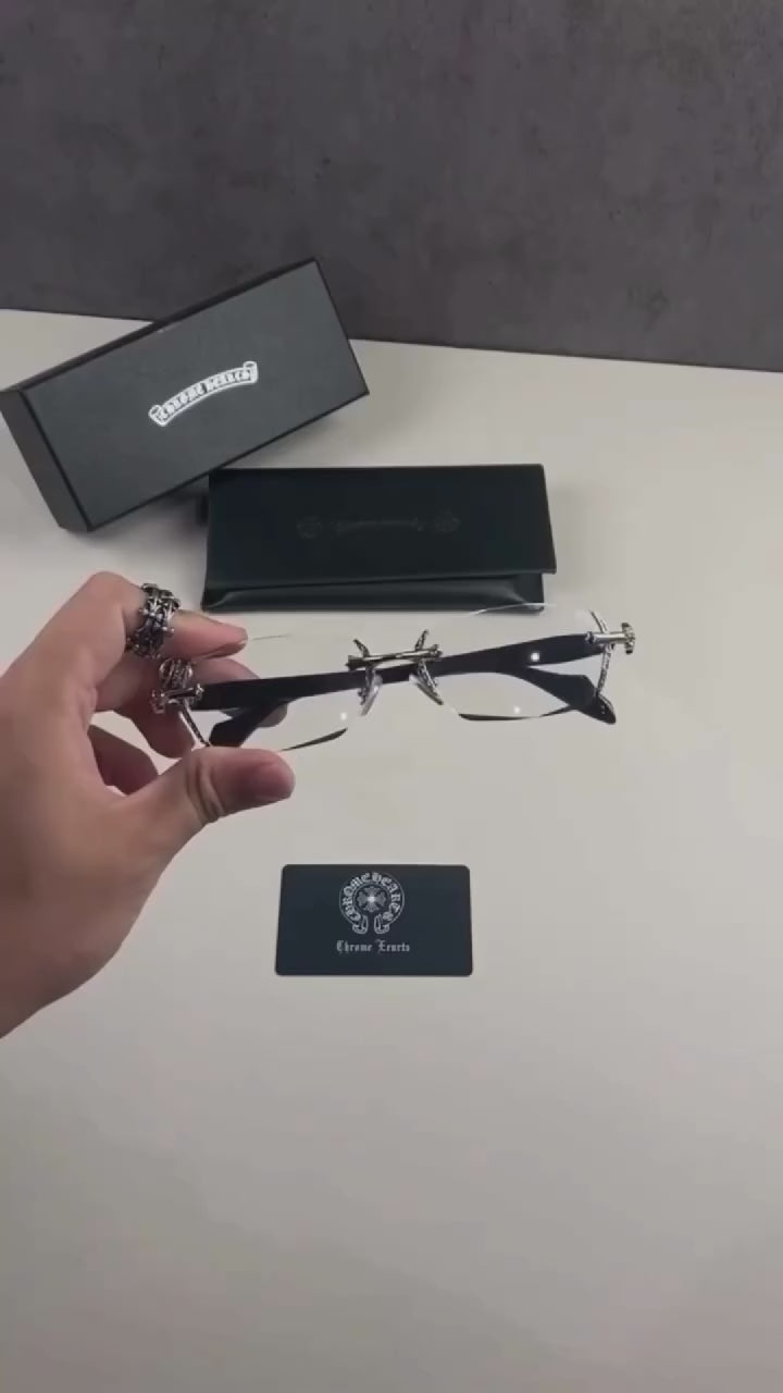 Chrome Heart  Rimless Glasses - Gold - Premium Glasses