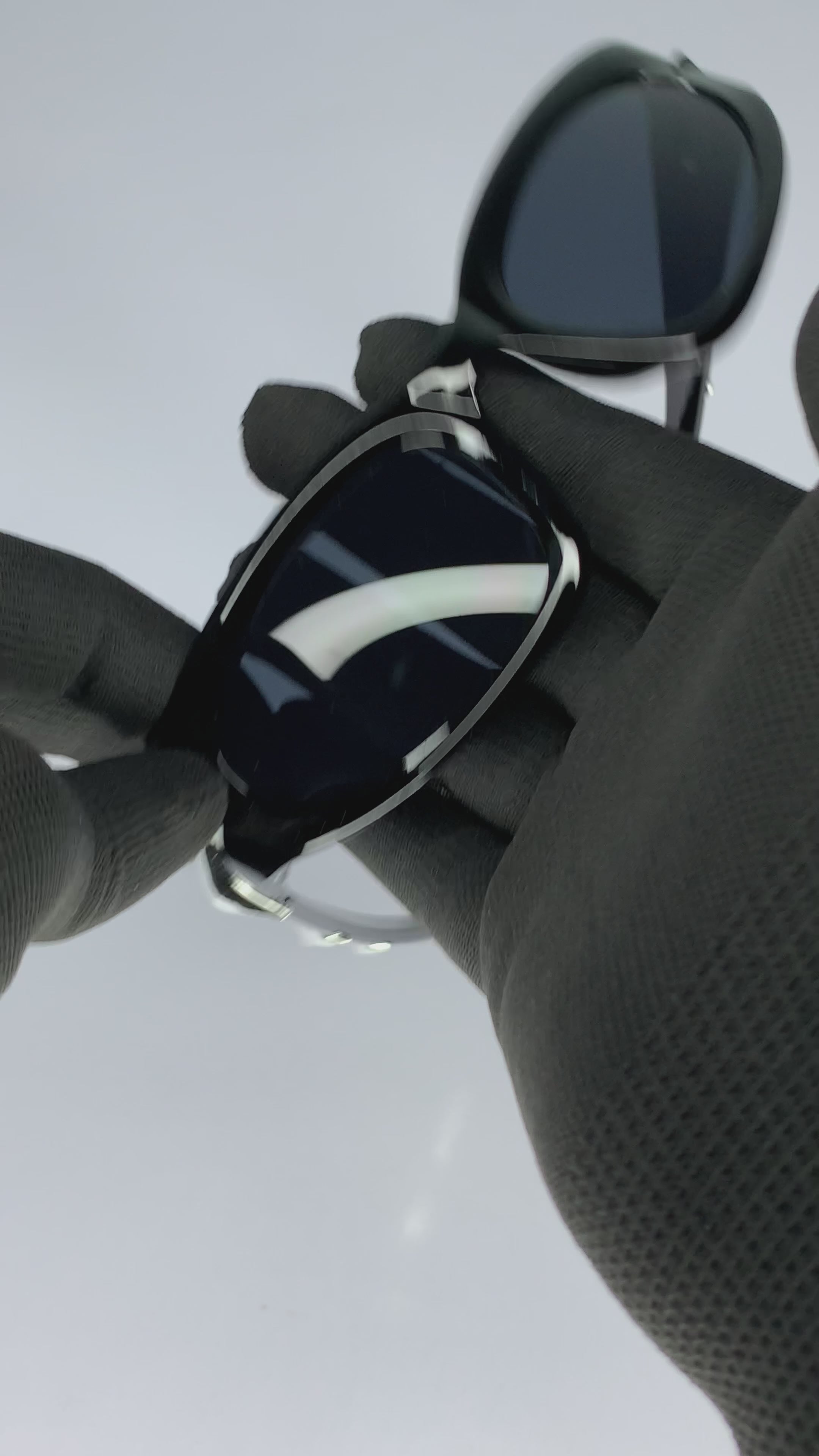 Y2K - Black Chrome Viper Glasses