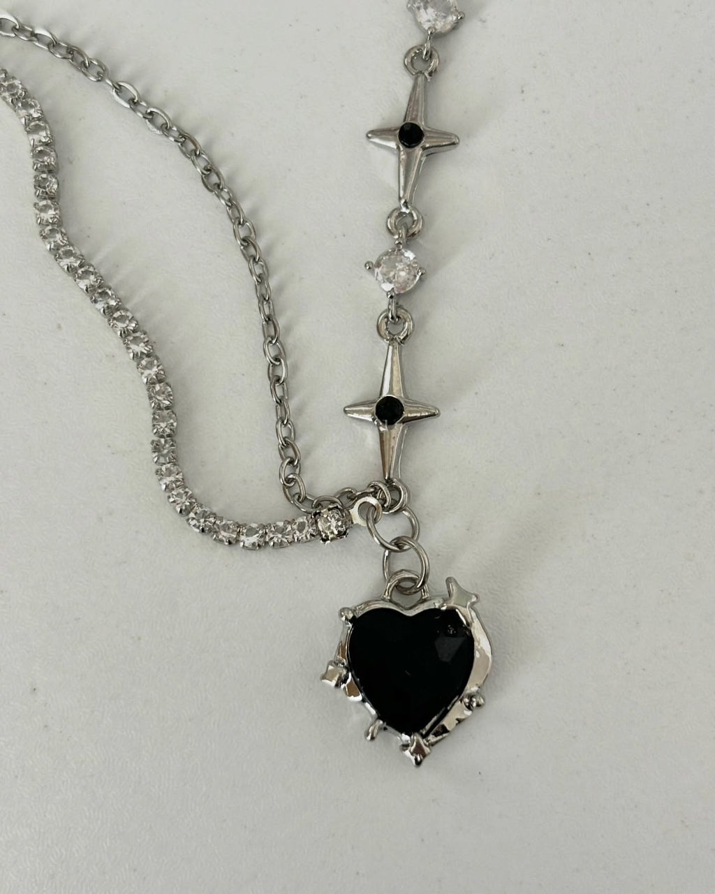 Star-kissed hearts Love Star Necklace (Code-ZX#09)