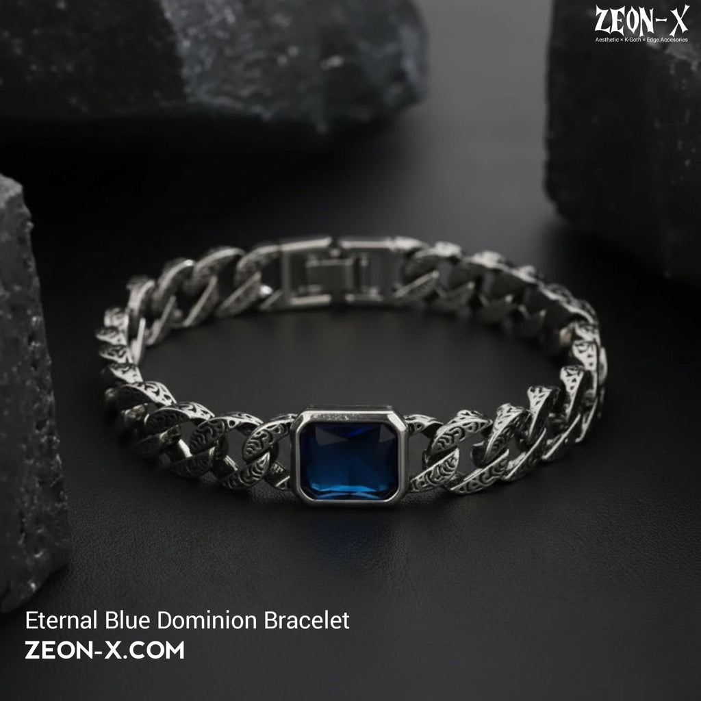 Eternal Blue Bracelet & Necklace (ZX#878)